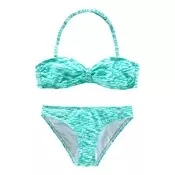 VENICE BEACH Bikini  turkizna / bela