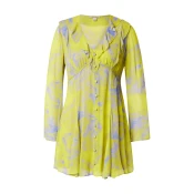 AllSaints Dolga srajca LINI INSPIRAL modra/kivi
