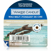 Yankee Candle Amber & Sandalwood vosak za aroma lampu 22 g