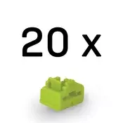 LINDY zaštitni čep, blokator priključka, RJ45, bez ključa, zelen (20 kom/pak.) 47895