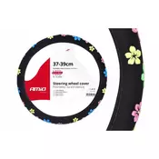 Prevleka za volan z rožicami M 37 – 39 cm