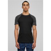 Raglan contrasting t-shirt blk/cha