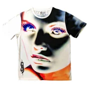 Slipknot Adderall Face Inverted (Sublimation Back Print) White L Majica