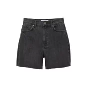 Pull&Bear Kavbojke črn denim