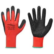 Rukavice za rad 24 pcs Crvena i Crna 11 / XXL Lateks premaz