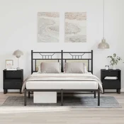 Ormaric za krevet Crni hrast 40 x 35 x 50 cm Konstruirano drvo