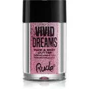 Rude Cosmetics Vivid Dreams bleščice za obraz in telo odtenek Daydream 2.7 g