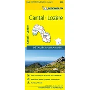 Cantal, Lozire - Michelin Local Map 330