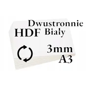 ONLY HDF plošča dvostranska bela 3 mm A3 10 kosov