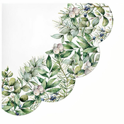 Okrogle serviete za decoupage Zimska zelenina - 1 kos