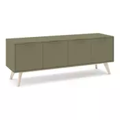 Zelena TV omarica v mat dekorju 140x53x40 cm Campus – Marckeric