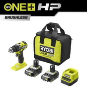 Ryobi Set - udarna bušilica (18V ONE+™ HP) sa 2 baterije (2Ah) i punjacem ( RDD18C-220S )