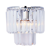 Brilagi - Kristalna zidna svjetiljka MOZART 2xE14/40W/230V sjajni krom