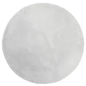 Vidaxl Preproga HUARTE kratka vlakna mehka in pralna siva O 120 cm