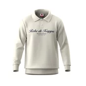 Robe di Kappa za moške. 631373W Priložnostna bela polo majica z logotipom (L), Priložnostno, Bombaž, Dolg rokav