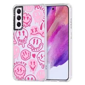 Infostyle Ovitek MOSNOVO za Samsung Galaxy S25 - Pink Dripping Smiles