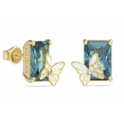 Guess Igrivi pozlačeni uhani Chrysalis JUBE04095JWYGABT/U