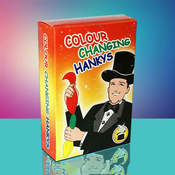 Colour Changing Hankys - Polyester 20 cmColour Changing Hankys - Polyester 20 cm