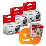Canon - Komplet kartuš Canon CL-541XL (barvna), original, 3 kosi + DARILO GRATIS