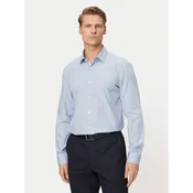 HUGO Srajca Koey 50561154 Svetlo modra Slim Fit