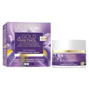 Eveline Eveline Gold&Retinol krema za učvrstitev kože proti gubam Dnevna/nočna krema 40+ 50 ml