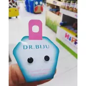 Dr.Biju minduše 5.3mm crne krug DXI53C253