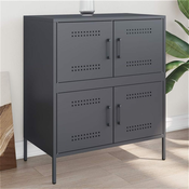 Komoda antracit 68 x 39 x 79 cm celicna