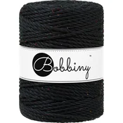 Bobbiny 3PLY Macramé Rope 5 mm 100 m Midnight Dust Vrvica