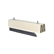 VECAMCO Nosač PVC podni kratki 350mm 90x80 (nosivost 380kg)