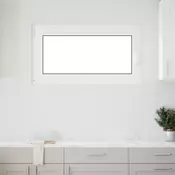 vidaXL Okno za klet RISOR Antracit 110 x 60 cm PVC in steklo
