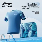 Li-Ning Dvodelni kupaci kostim za decake, Plavi