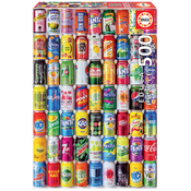 Puzzle Soft Cans Educa 500 dielov + lepidlo Fix puzzle od 11 rokov EDU18447