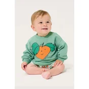 Bobo Choses Bombažen pulover za dojenčka Tangerine