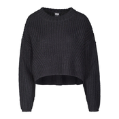 Womens wide oversize sweater black