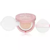 essence BRIGHTEN UP! Cushion Foundation tekoči puder v gobici odtenek 10 Honey 12 g