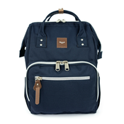 Himawari Unisexs Backpack tr23098-4 Navy Blue