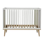 quax otroška posteljica flow 60x120 white & oak