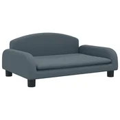 vidaXL vidaXL Pasja postelja temno siva 70x45x30 cm blago, (20799892)