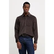 Srajca iz rebrastega žameta Calvin Klein Jeans