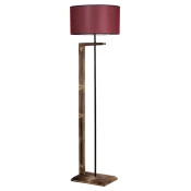 Opviq Podna lampa Menekse, 163 cm, E27, Tamnobraon