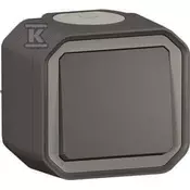 LEGRAND Stopniščno stikalo, nadometni komplet 10AX-250V~ - antracit, NEW PLEXO 55