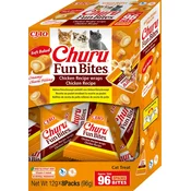 Mačji priboljški Fun Bites, 8 x 12 g - Piščančji zavitki