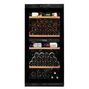 Climadiff Vinska vitrina za 138 boca Millesime140DB, Dvotemperaturna, Samostojeca, Crna