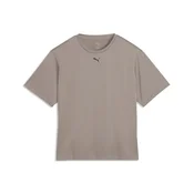 PUMA Train All Day Essentials Relaxed Tee Women, Clothing, Mouse Gray, XS