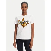 Versace Jeans Couture Majica 79HAHE06 CJ00E Bela Regular Fit