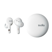Bežicne slušalice Sudio - A2, TWS, ANC, bijele