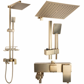 Komplet za prhanje REA JACK BRUSHED GOLD