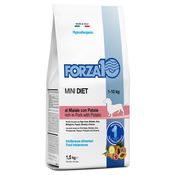 Forza10 Mini Diet Low Grain s svinjino in krompirjem - Varčno pakiranje: 2 x 1,5 kg