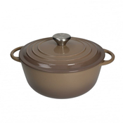 BRANDANI kozica Cocotte peščeno-siva, 26x18cm, 4l