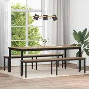 vidaXL klop Oreh 200 x 35 x 45 cm Konstruiran les